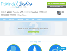 Tablet Screenshot of fitmindsandbodies.com.au